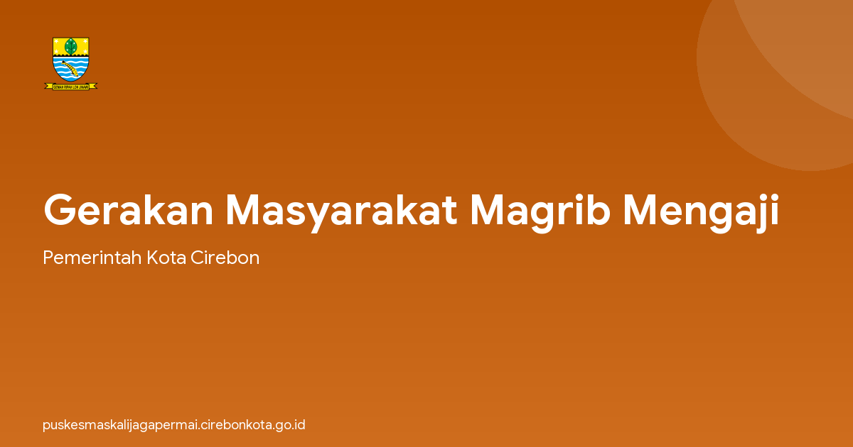 Gerakan Masyarakat Magrib Mengaji