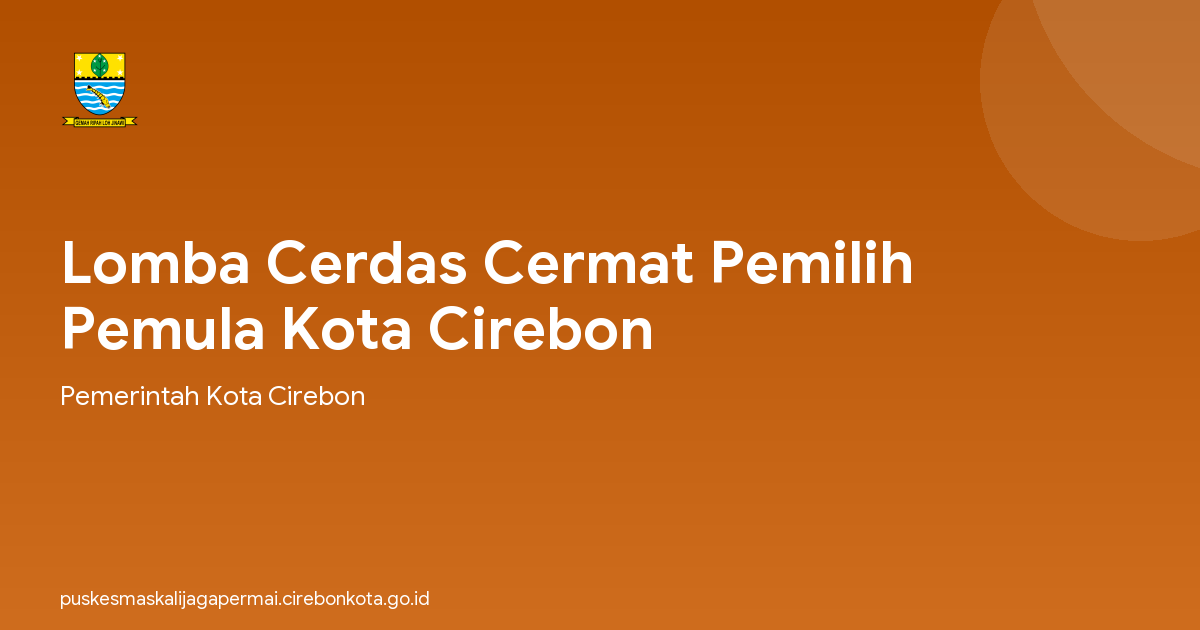 Lomba Cerdas Cermat Pemilih Pemula Kota Cirebon