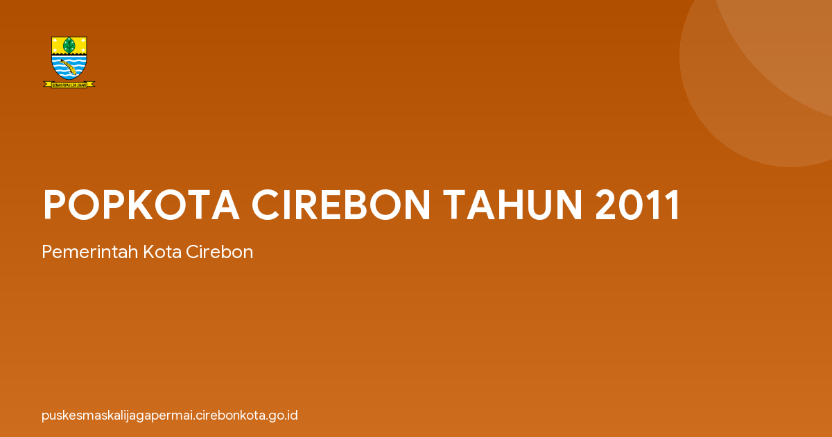 POPKOTA CIREBON TAHUN 2011